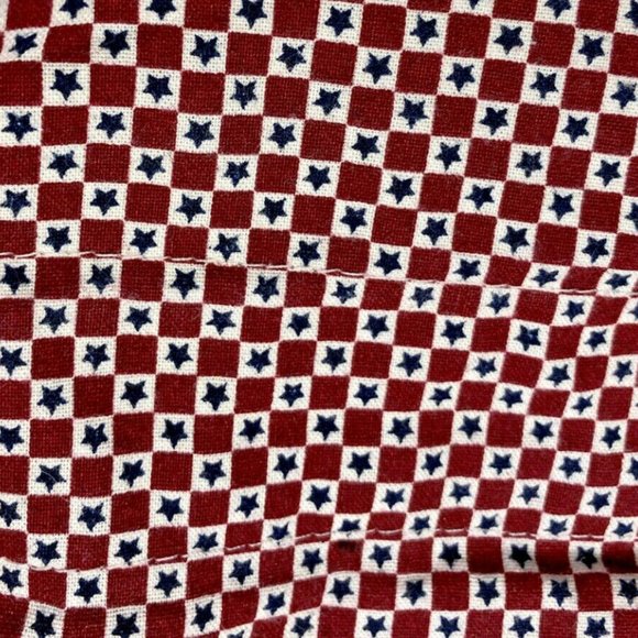 3 Custom Americana Valances Curtains Stars USA - Picture 1 of 6